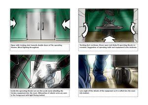 Storyboard for film